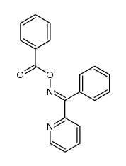 phenyl(pyridin-2-yl)methanone O-benzoyl oxime Structure