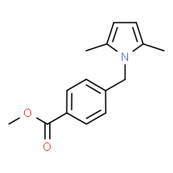 Methyl 4-[(2,5-dimethyl-1H-pyrrol-1-yl)methyl]benzoate Structure