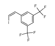 (Z)-1-(2-iodovinyl)-3,5-bis(trifluoromethyl)benzene Structure