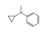 N-cyclopropyl-N-methylphenylamine Structure