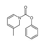 phenyl 3-methyl-2H-pyridine-1-carboxylate结构式