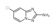 7-氯-[1,2,4]三唑并[1,5-a]吡啶-2-胺结构式