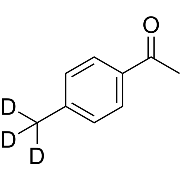 4'-Methylacetophenone-d3 Structure