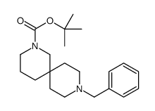 tert-butyl 9-benzyl-2,9-diazaspiro[5.5]undecane-2-carboxylate structure