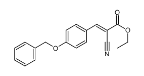 Ethyl (2E)-3-[4-(benzyloxy)phenyl]-2-cyanoacrylate Structure