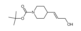 (E)-tert-butyl 4-(3-hydroxyprop-1-en-1-yl)piperidine-1-carboxylate Structure