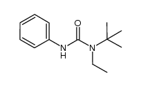 1-tert-butyl-1-ethyl-3-phenylurea结构式