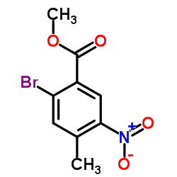 Methyl 2-bromo-4-methyl-5-nitrobenzoate Structure