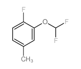 2-(Difluoromethoxy)-1-fluoro-4-methyl-benzene Structure