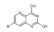 7-bromo-pyrido[3,2-d]pyrimidine-2,4-diol structure