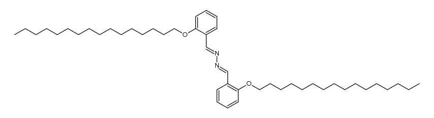 1,2-bis(2-(hexadecyloxy)benzylidene)hydrazine Structure