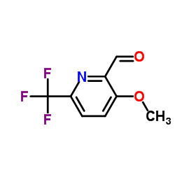 3-Methoxy-6-(trifluoromethyl)pyridine-2-carbaldehyde Structure