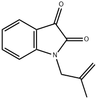 1-(2-methylprop-2-enyl)indole-2,3-dione structure