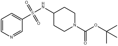 tert-Butyl 4-(pyridine-5-sulfonamido)piperidine-1-carboxylate structure