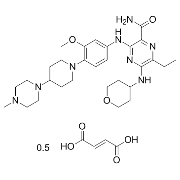 Gilteritinib hemifumarate structure