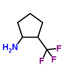 2-(三氟甲基)-1-环戊胺结构式