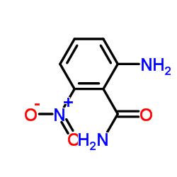 2-Amino-6-nitrobenzamide structure