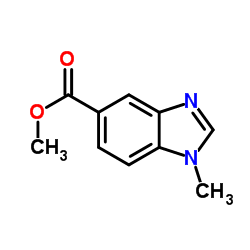 Methyl 1-methyl-1H-benzo[d]imidazole-5-carboxylate Structure