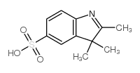 2,3,3-三甲基-3H-吲哚-5-磺酸结构式