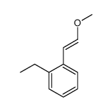 1-ethyl-2-(2-methoxyvinyl)benzene结构式