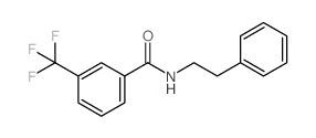 N-(2-Phenylethyl)-3-(trifluoromethyl)benzamide Structure