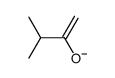 3-methylbut-1-en-2-olate结构式