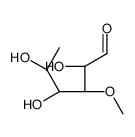 L-Galactose, 6-deoxy-3-O-methyl- Structure