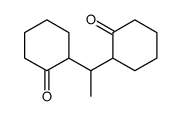 2-[1-(2-oxocyclohexyl)ethyl]cyclohexan-1-one Structure