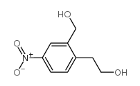 2-(2-(羟基甲基)-4-硝基苯基)乙醇结构式