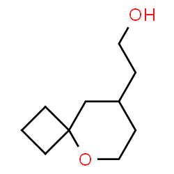 2-{5-oxaspiro[3.5]nonan-8-yl}ethan-1-ol结构式