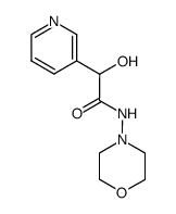 2-Hydroxy-N-(4-morpholinyl)-2-(3-pyridinyl)acetamide结构式