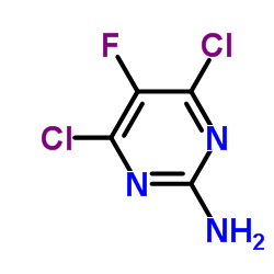 4,6-Dichloro-5-fluoropyrimidin-2-amine Structure