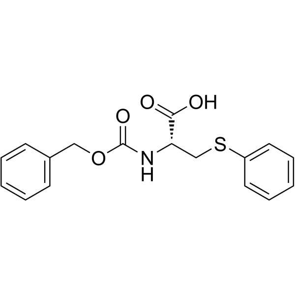 CBZ-硫苯基-L-半胱氨酸结构式