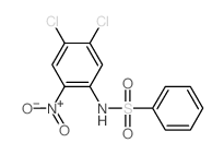 Benzenesulfonamide,N-(4,5-dichloro-2-nitrophenyl)- structure