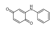 2-anilinocyclohexa-2,5-diene-1,4-dione Structure