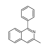 1-phenyl-3-methylisoquinoline Structure