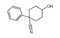 4-hydroxy-1-phenylcyclohexane-1-carbonitrile Structure