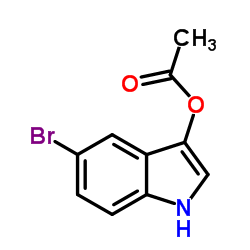 3-Acetoxy-5-bromoindole structure