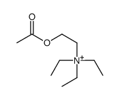 2-acetyloxyethyl(triethyl)azanium Structure