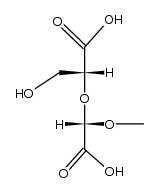 (R)-2-((S)-carboxy-methoxy-methoxy)-3-hydroxy-propionic acid Structure