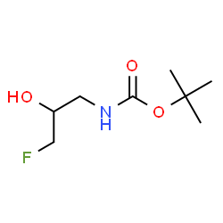 tert-butyl (3-fluoro-2-hydroxypropyl)carbamate Structure