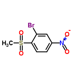 2-Bromo-1-(methylsulfonyl)-4-nitrobenzene structure