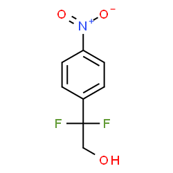 2,2-difluoro-2-(4-nitrophenyl)ethan-1-ol structure