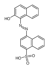 4-(2-hydroxy-[1]naphthylazo)-naphthalene-1-sulfonic acid Structure