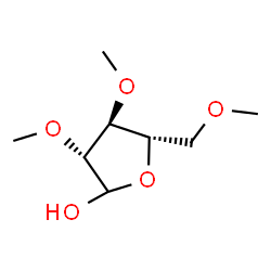 2-O,3-O,5-O-Trimethyl-L-arabinofuranose structure