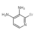 2-溴吡啶-3,4-二胺结构式