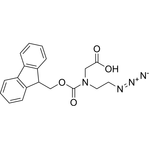 Fmoc-Aeg(N3)-OH Structure