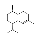 (7S,10R)-cadina-1(6),4-diene Structure