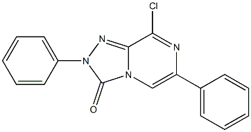 8-chloro-2,6-diphenyl-[1,2,4]triazolo[4,3-a]pyrazin-3(2H)-one Structure