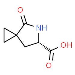 (6S)-4-Oxo-5-azaspiro[2.4]heptane-6-carboxylic acid Structure